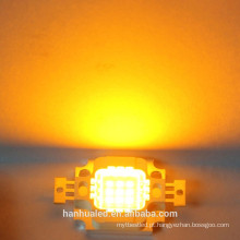 10W amarelo 900mA 7-9VLED integrado de alta potência LED grânulos